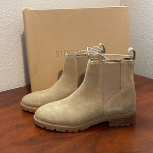 Steve Madden Women's Lorali Suede Boots -Color: TAN / LORL01S1 Size: 7